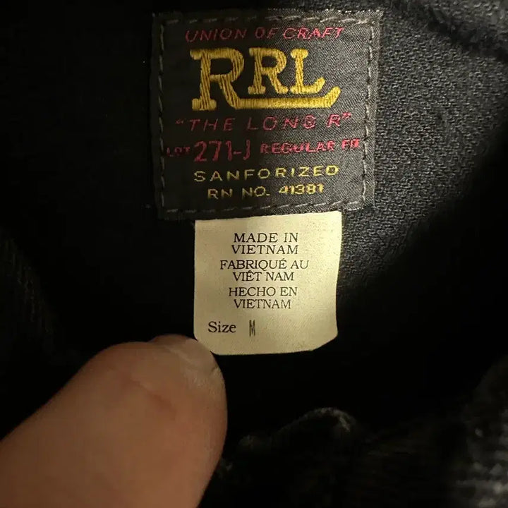 [BUNJANG] RRL LOT271 Black Denim Jeans / 새상품)RRL LOT271 블랙 M