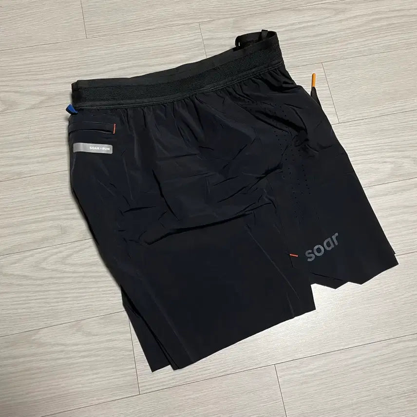 [BUNJANG] Soar Running Shorts 5.0 Inch Black (Internal Briefs) - Size M / soar 소어 러닝 쇼츠 5.0인치 블랙 M (이너 브리프)