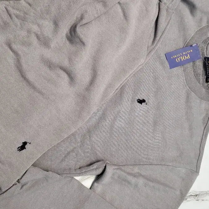 [BUNJANG] Polo Ralph Lauren Gray Sweatshirt Set XL / 폴로 랄프로렌 맨투맨 XL 셋업 회색 새상품