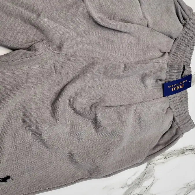[BUNJANG] Polo Ralph Lauren Gray Sweatshirt Set XL / 폴로 랄프로렌 맨투맨 XL 셋업 회색 새상품