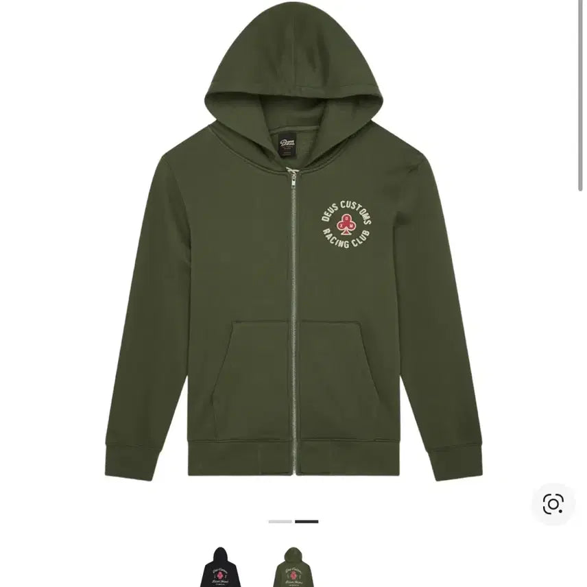 [BUNJANG] Deus Ex Machina Hooded Zip-Up Jacket (M) / 데우스 후드집업 m