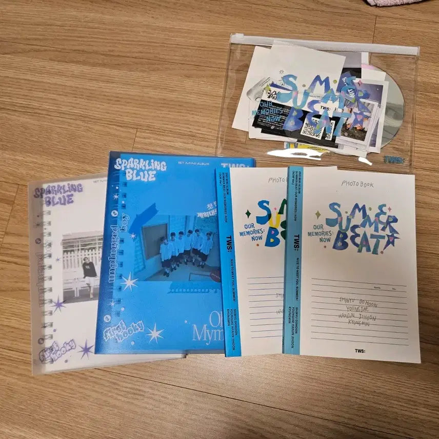 [BUNJANG] TWS SPARKLING BLUE Album + Summer Beat Photobook / TWS SPARKLING BLUE 앨범 + 썸머비트 포토북
