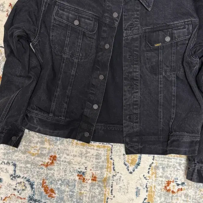[BUNJANG] RRL Black Denim Jacket XL / RRL 블랙 데님 자켓 xl