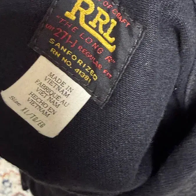 [BUNJANG] RRL Black Denim Jacket XL / RRL 블랙 데님 자켓 xl