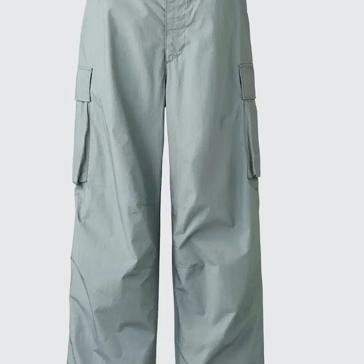 [BUNJANG] Uniqlo Wide Fit Cargo Pants Green L / 유니클로 와이드핏카고팬츠 그린 L
