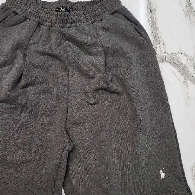 [BUNJANG] Polo Ralph Lauren Sweat Shorts Charcoal XL / 폴로 랄프로렌 스웨트 반바지 차콜XL 새상품