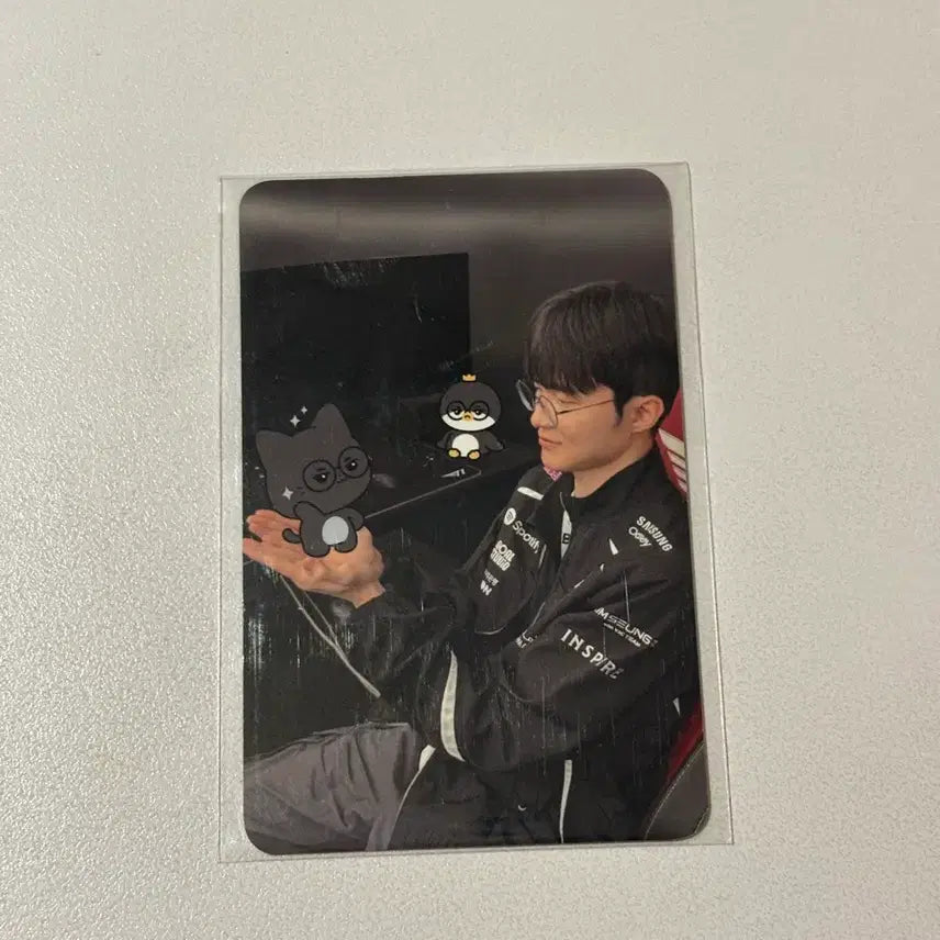 [BUNJANG] Ader Friends Faker T1 Photocard / 아더프렌즈 플러시키체인 포토카드 페이커 T1 faker potocard
