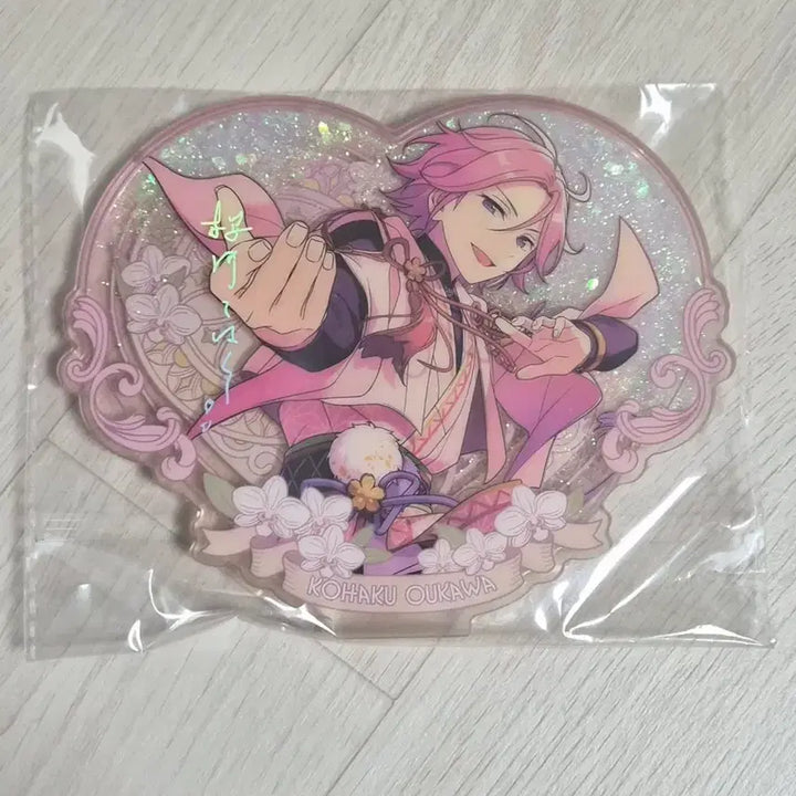 [BUNJANG] Ensemble Stars Kohaku Acrylic Heart Clear Card / 앙스타 앙상블 스타즈 코하쿠 하트 아크릴 클리어카드