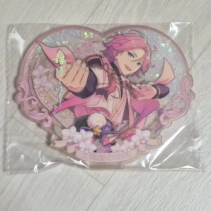 [BUNJANG] Ensemble Stars Kohaku Acrylic Heart Clear Card / 앙스타 앙상블 스타즈 코하쿠 하트 아크릴 클리어카드