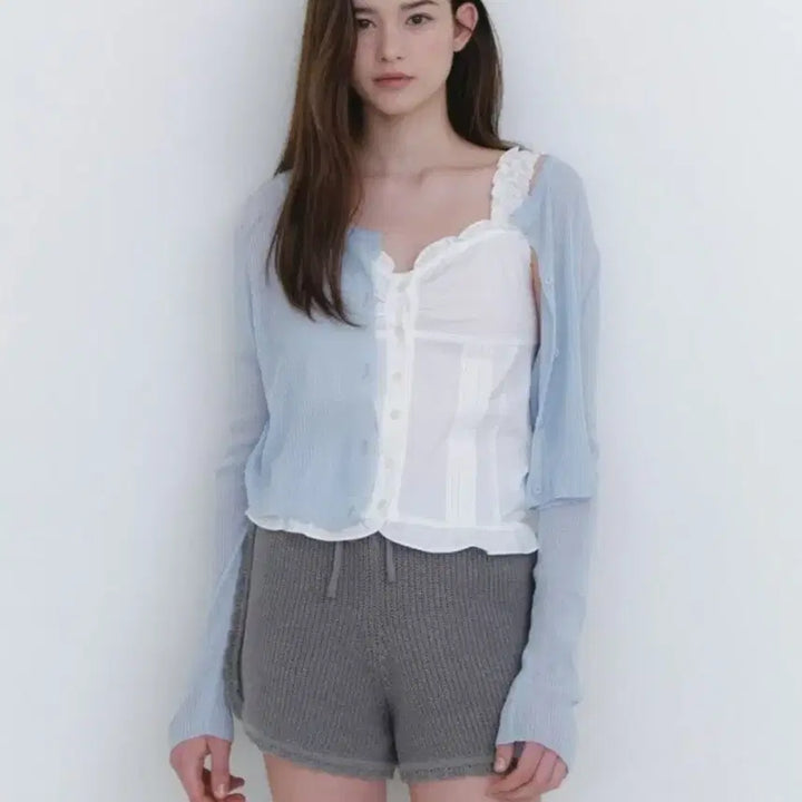 [BUNJANG] Lettera Basic Round Linen Cardigan / 레테라 베이직 라운드 린넨 가디건