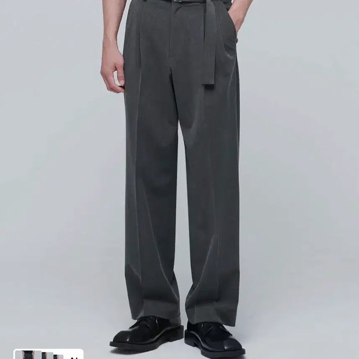 [BUNJANG] Musinsa Standard Real Wide Belted Slacks 31 / 무신사 리얼 와이드 벨티드 슬랙스 31