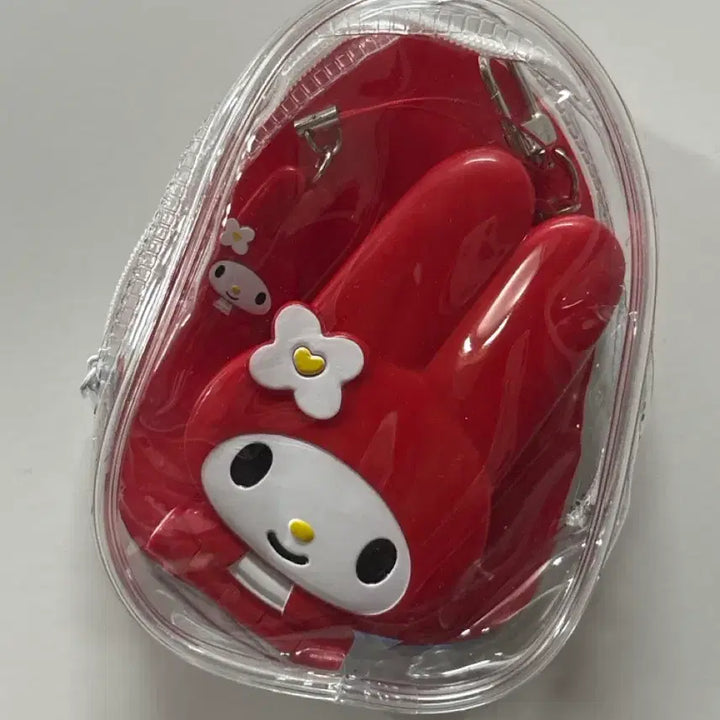 [BUNJANG] My Melody Folder Phone Mirror Keychain / 마이멜로디 폴더폰 거울