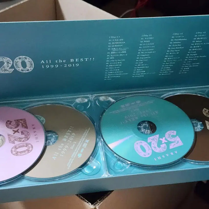 [BUNJANG] Arashi 20th Anniversary Limited Edition Album CD/DVD Set / 아라시 20주년 기념 한정판 앨범 1999-2019 CD/DVD 세트