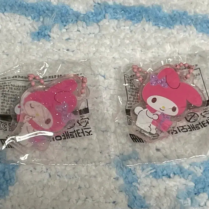 [BUNJANG] Sanrio x Pepero Collaboration My Melody Keyring Set / 산리오x빼빼로 콜라보 마이멜로디키링 2종류 일괄로 팝니다!