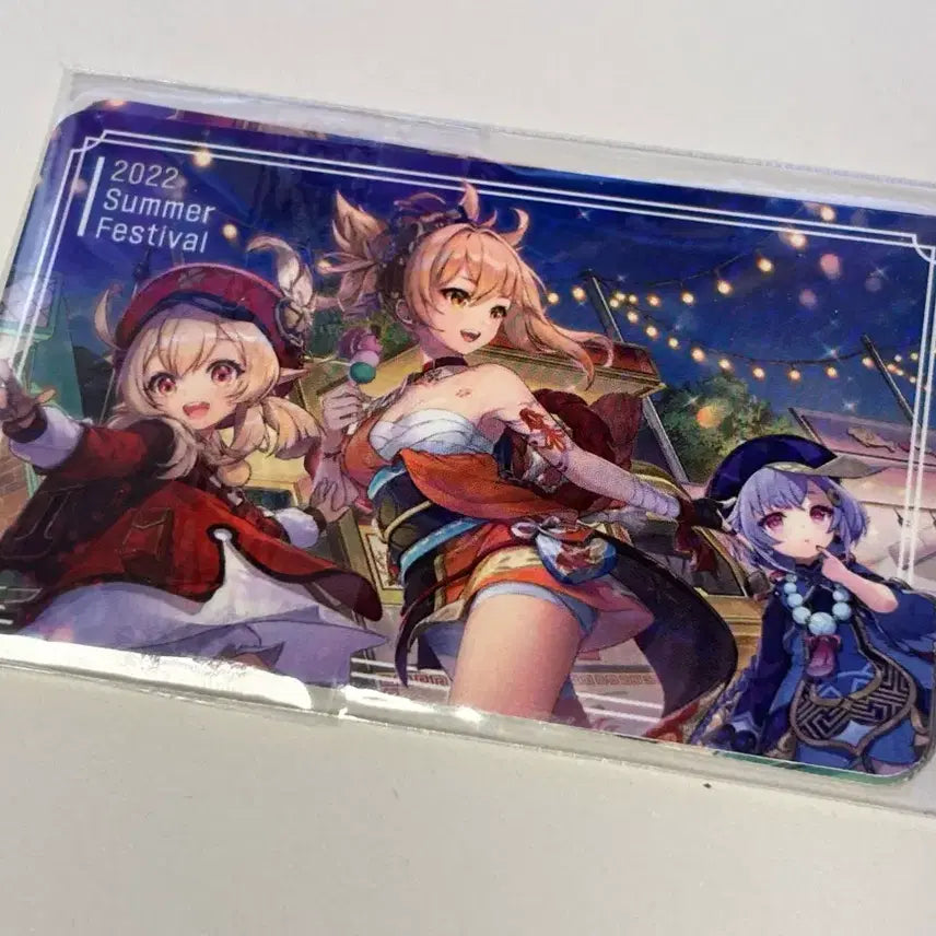 [BUNJANG] Genshin Impact 2022 Summer Festival Photocard Bundle Set / 원신 2022 여름축제 포카 일괄