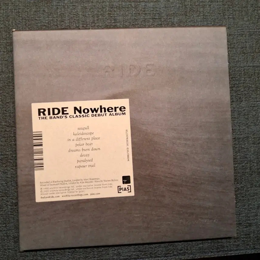 [BUNJANG] RIDE Nowhere Shoegaze CD / RIDE Nowhere 라이드 노웨어 CD 슈게이즈 슈게이징