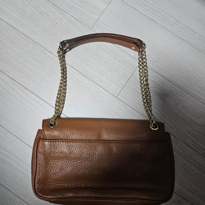 [BUNJANG] Michael Kors Brown Chain Shoulder Bag / 마이클코어스 브라운 체인 숄더백