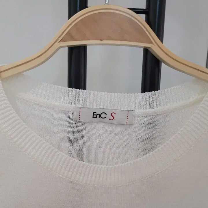 [BUNJANG] EnC Striped 3/4 Sleeve Summer Knit Top / EnC 스트라이프 7부 소매 여름 니트 55~77 프리사이즈