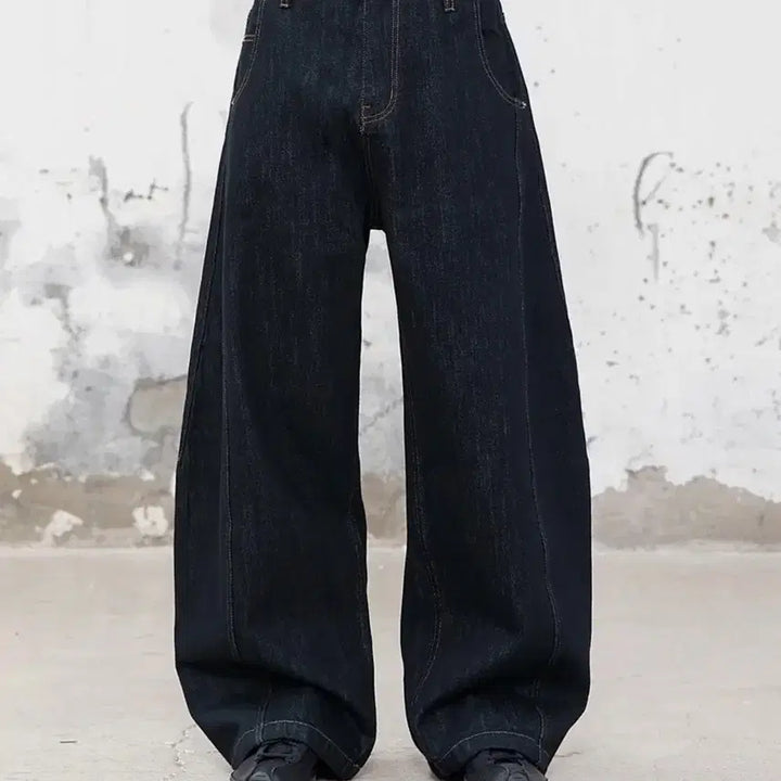 [BUNJANG] LVOE Twist Denim Pants (Non-fade Deep Indigo) / [1] 비긴202 루보 트위스트 데님 팬츠 (논페이드 딥 인디고)