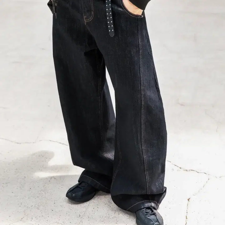 [BUNJANG] LVOE Twist Denim Pants (Non-fade Deep Indigo) / [1] 비긴202 루보 트위스트 데님 팬츠 (논페이드 딥 인디고)
