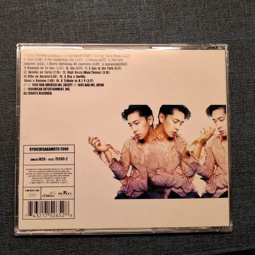 [BUNJANG] Ryuichi Sakamoto 2000 Best Album CD / 류이치 사카모토  2000 CD 음반 베스트앨범