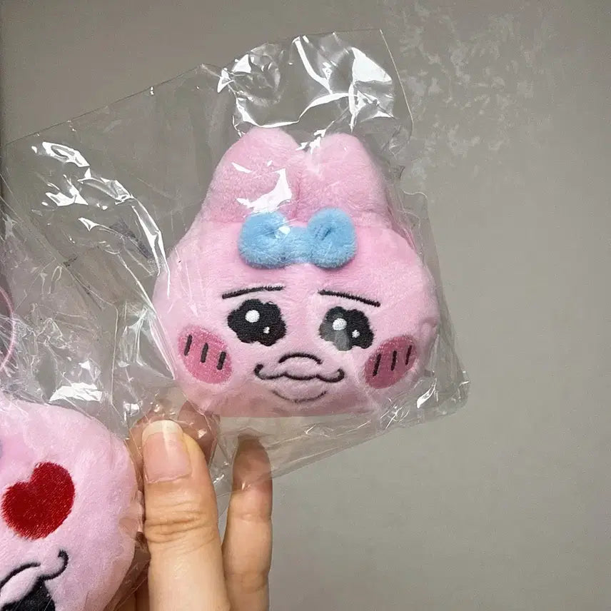 [BUNJANG] White X Ppanjju Rabbit Oppanjjuusagi Doll Keyring Bundle Set / [일괄] 화이트 X 빤쮸 토끼 오빤쮸우사기 인형 키링 새상품 세트