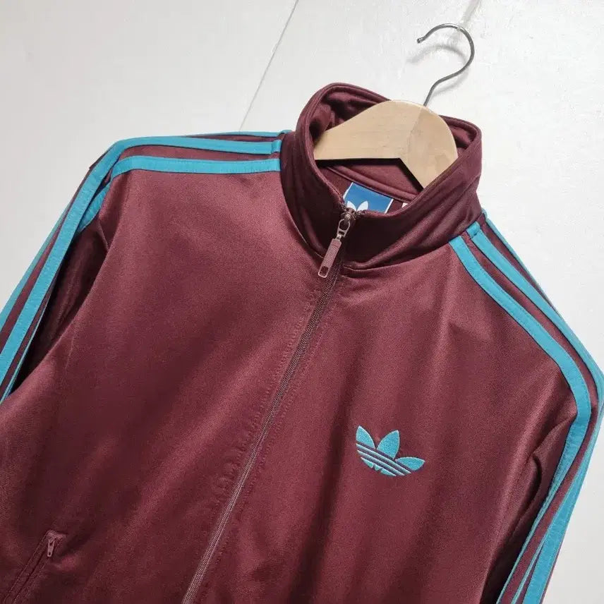 [BUNJANG] Adidas Burgundy Firebird Track Top Jersey / 남성 아디다스 버건디 OG 불꽃 구 파이어버드 트랙탑 져지 저지 집업