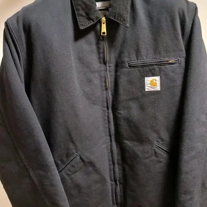 [BUNJANG] Carhartt WIP Organic Dearborn Canvas OG Detroit Jacket Black / (L) 칼하트 wip 오가닉 디어본 캔버스 og 디트로이트 자켓 블랙