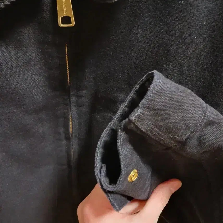 [BUNJANG] Carhartt WIP Organic Dearborn Canvas OG Detroit Jacket Black / (L) 칼하트 wip 오가닉 디어본 캔버스 og 디트로이트 자켓 블랙