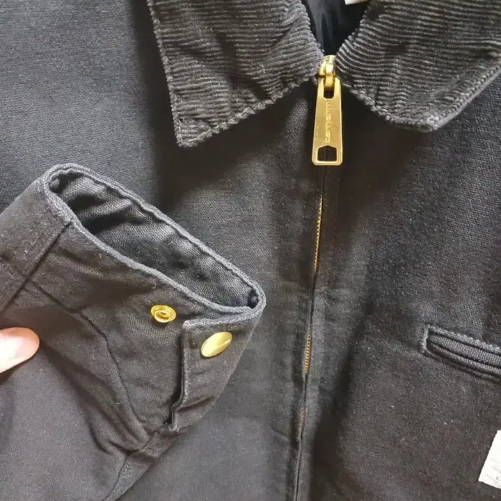 [BUNJANG] Carhartt WIP Organic Dearborn Canvas OG Detroit Jacket Black / (L) 칼하트 wip 오가닉 디어본 캔버스 og 디트로이트 자켓 블랙