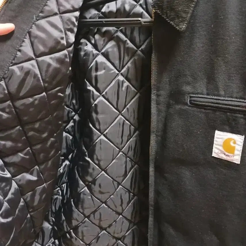 [BUNJANG] Carhartt WIP Organic Dearborn Canvas OG Detroit Jacket Black / (L) 칼하트 wip 오가닉 디어본 캔버스 og 디트로이트 자켓 블랙