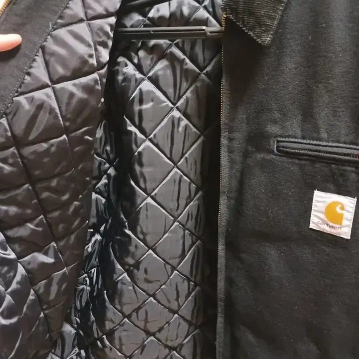 [BUNJANG] Carhartt WIP Organic Dearborn Canvas OG Detroit Jacket Black / (L) 칼하트 wip 오가닉 디어본 캔버스 og 디트로이트 자켓 블랙