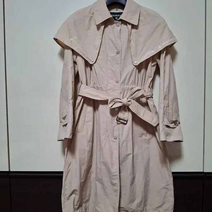 [BUNJANG] EGOIST Beige Trench Coat (Size 66) / EGOIST 베이지 트렌치 코트 66  넉넉55