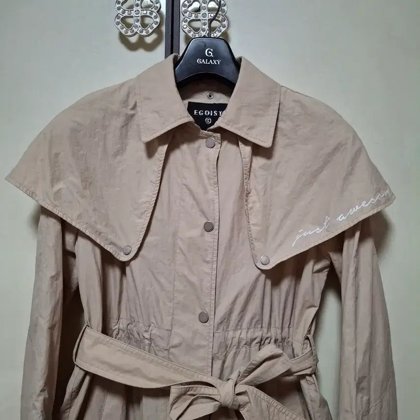 [BUNJANG] EGOIST Beige Trench Coat (Size 66) / EGOIST 베이지 트렌치 코트 66  넉넉55