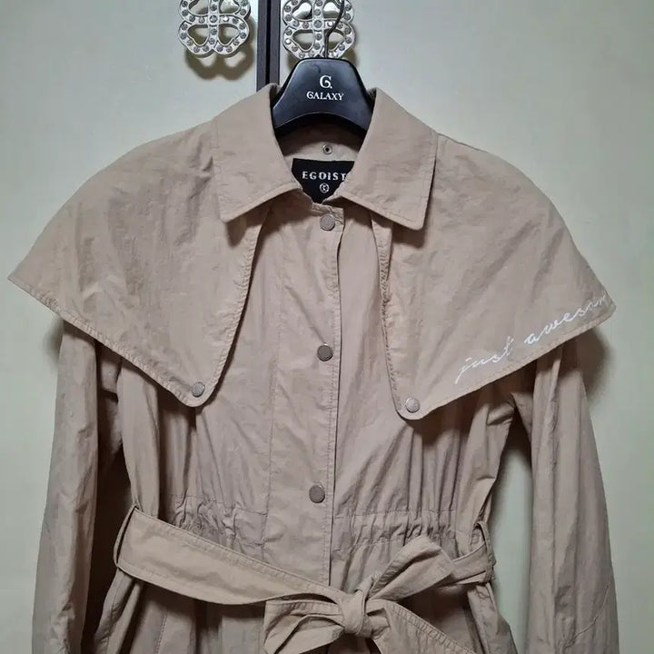 [BUNJANG] EGOIST Beige Trench Coat (Size 66) / EGOIST 베이지 트렌치 코트 66  넉넉55