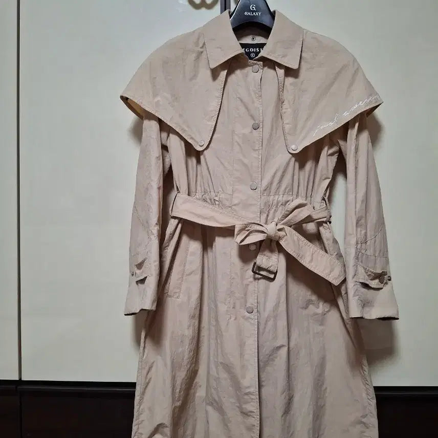 [BUNJANG] EGOIST Beige Trench Coat (Size 66) / EGOIST 베이지 트렌치 코트 66  넉넉55