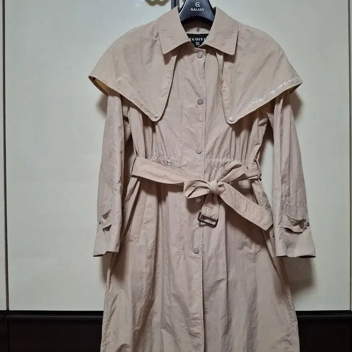 [BUNJANG] EGOIST Beige Trench Coat (Size 66) / EGOIST 베이지 트렌치 코트 66  넉넉55