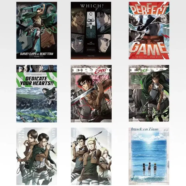 [BUNJANG] Attack on Titan Ichiban Kuji Figure Set / 진격의거인 제일복권 F상 풀세트 9종일괄