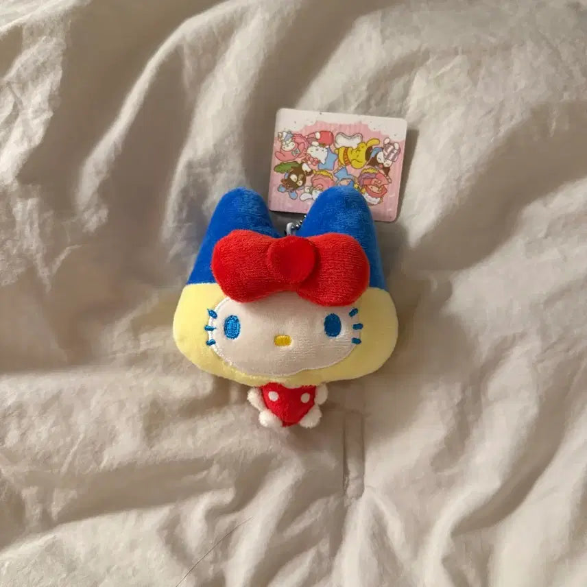 [BUNJANG] Hello Kitty Mamechi Kitty Tamagotchi Collaboration Keyring Doll / (새상품) 헬로키티 마메치 키티 다마고치 콜라보 키링 인형