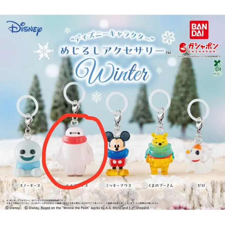 [BUNJANG] Disney Baymax Mezurushi Gacha / 디즈니 베이맥스 메지루시 가챠