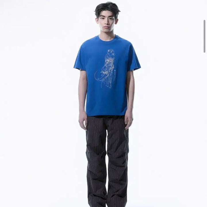 [BUNJANG] Sansan Gear Cyclerian T-Shirt Blue / (2) 산산기어 사이클레리언 티셔츠 블루