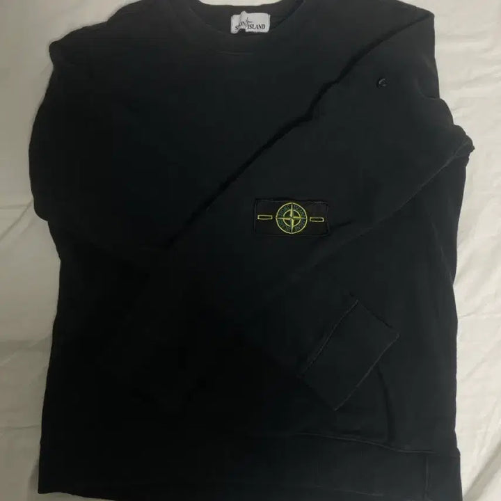 [BUNJANG] Stone Island Black Sweatshirt / 스톤아일랜드 블랙 맨투맨