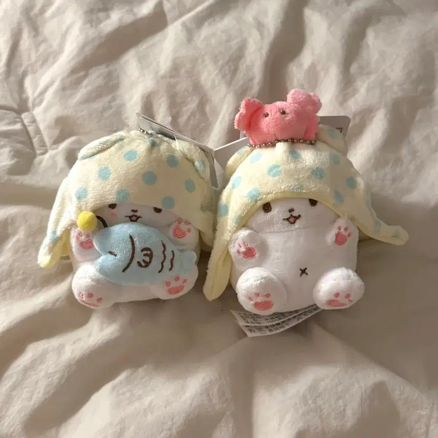 [SOLD OUT] (새상품) 산리오 마루모 후비요리 키링 인형 세트