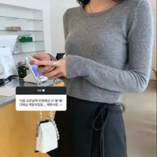[BUNJANG] Le Plain Kiko Wrap Skirt Pants Charcoal M / 르플레인 키코 랩스커트바지 랩팬츠 M