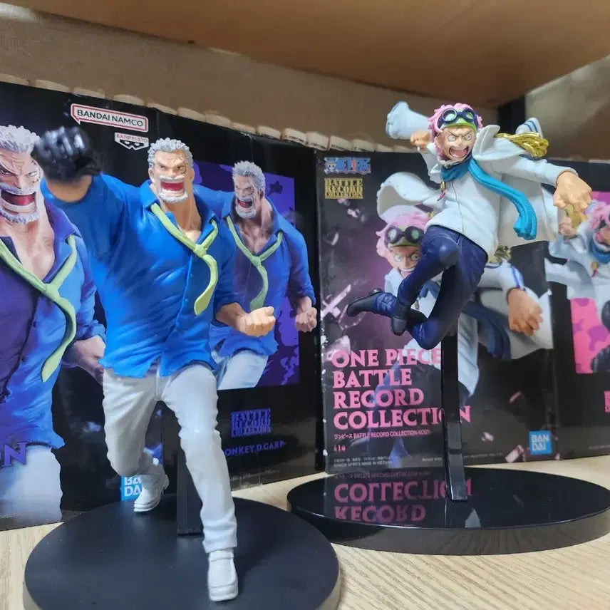 [BUNJANG] Bandai Garp &amp; Koby Battle Record Figure Bundle Set / 원피스 피규어 (정품) 반다이 가프 거프 코비 배틀레코드 일괄