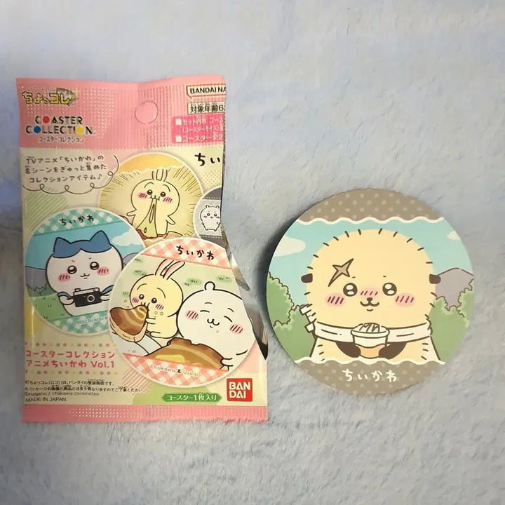 [BUNJANG] Chiikawa Racco Coaster Collection (Set 1) / 치이카와 코스터 컬렉션 1탄 랏코