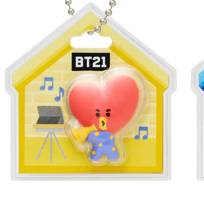 [BUNJANG] BT21 Tata Miniature Charm Keychain V BTS / BT21 타타 미니어처 패키지참 키링 태형 뷔 방탄 방탄소년단 BTS