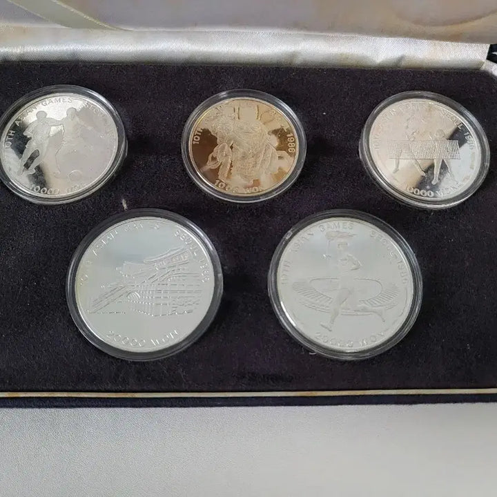 [BUNJANG] 1986 Seoul Asian Games Commemorative Coin 5-Type Set / 86 아시안게임 기념주화 5종 세트