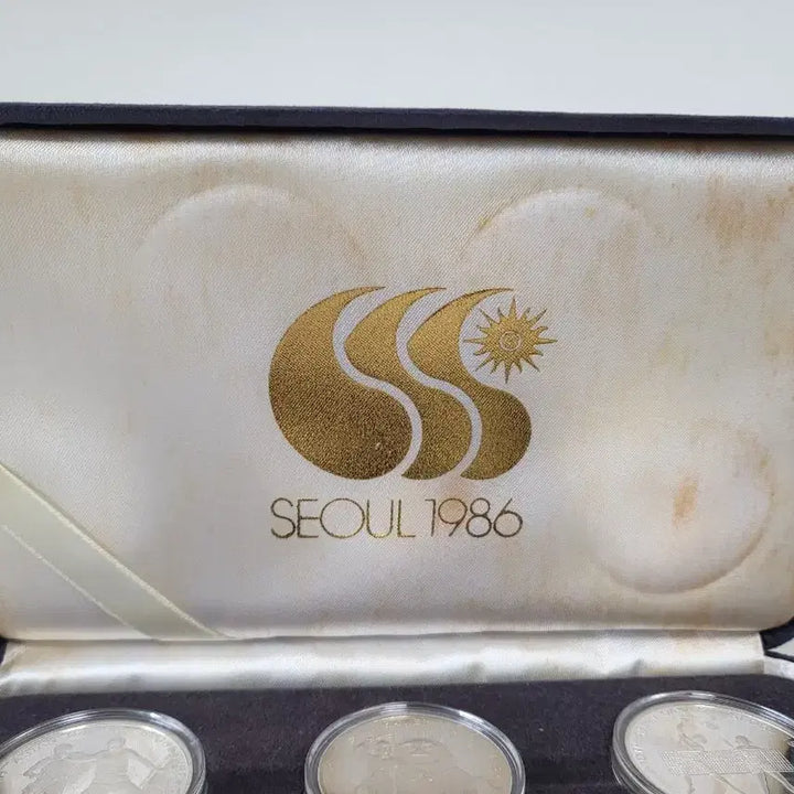 [BUNJANG] 1986 Seoul Asian Games Commemorative Coin 5-Type Set / 86 아시안게임 기념주화 5종 세트
