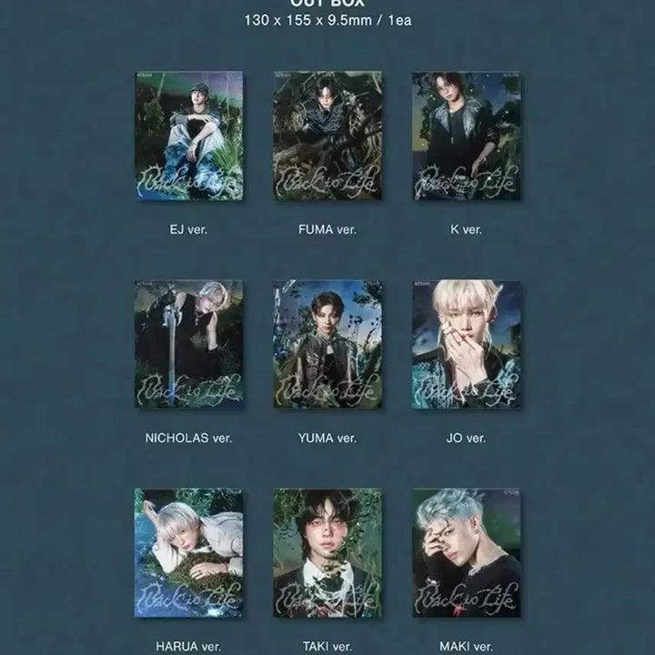 [BUNJANG] ENHYPEN Back to Life Roar Individual Album Set / 미개봉 세트) 앤팀 백투라이프 back to life 개인반 roar
